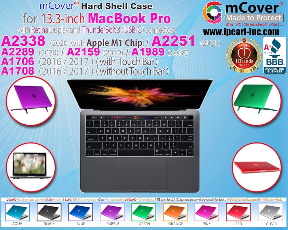 Apple - MacBook pro 13inchタッチバー/M1モデル+カバー Amazon.com: ProCase for MacBook Pro 13 Inch 2023 M2, 2022